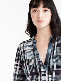 Plaid Utility Shirt Color Glacier Combo
