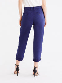 Classic Cropped Chino Color Navy