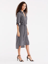 D-Ring Shoulder Tab Dress Color Black Combo