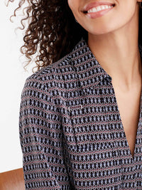 D-Ring Shoulder Tab Dress Color Black Combo