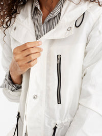 Hooded Anorak Color Ivory