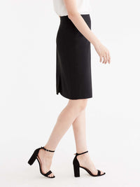 Black Washable Pencil Skirt Color Black