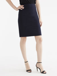 Navy Washable Pencil Skirt Color Navy