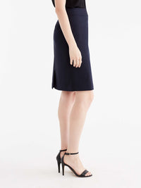 Navy Washable Pencil Skirt Color Navy