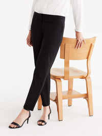 Black Washable Grace Ankle Pant Color Black
