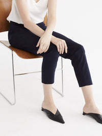Navy Washable Grace Ankle Pant Color Navy