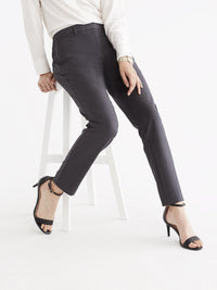 Charcoal Grace Full-Length Pant Color Grey