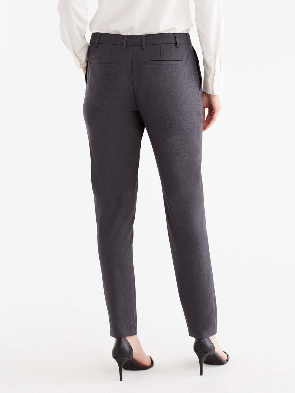 Charcoal Grace Full-Length Pant Color Grey