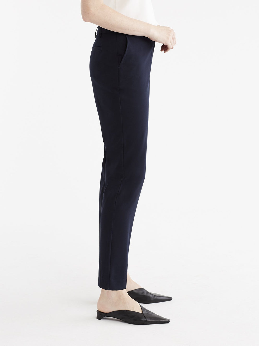 Navy Grace Full-Length Pant Color Navy