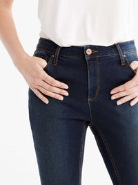 Lexington Indigo Wash Curvy Skinny Jeans Color Blue