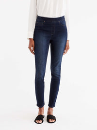 Lexington Dark Indigo Wash Pull-On Legging Color Blue