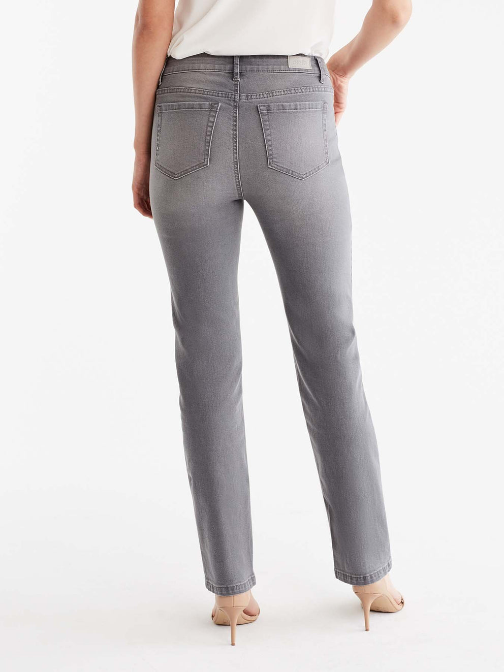 Lexington Slater Wash Straight Leg Jeans Color Grey