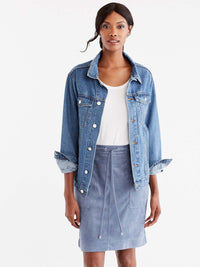 Denim Trucker Jacket Color Unplugged Wash