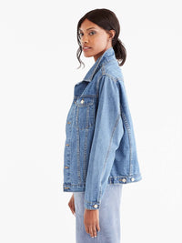 Denim Trucker Jacket Color Unplugged Wash