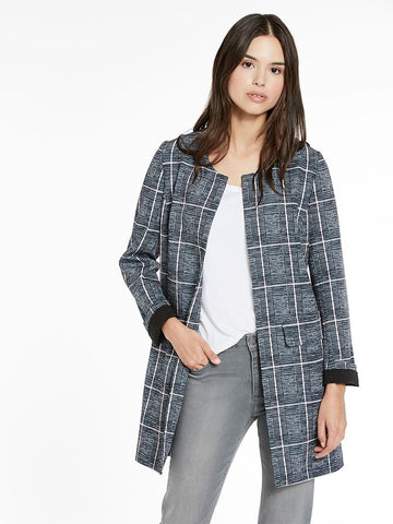 Milano Twill Plaid Topper