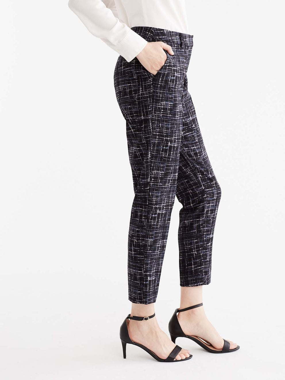 Grace Printed Ankle Pant Color Storm Combo