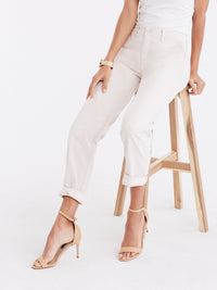 Classic Cropped Chino Color Stone