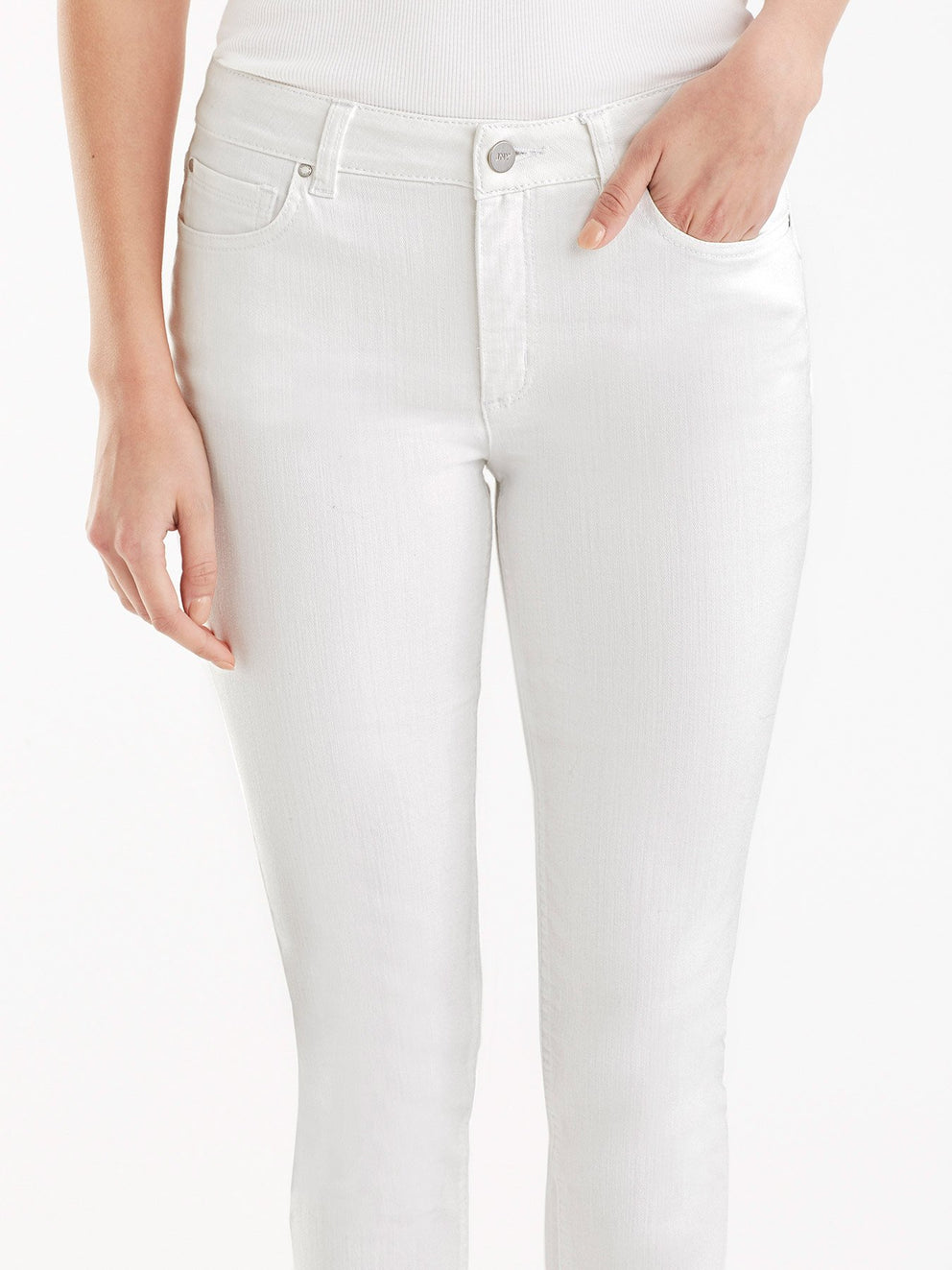 Lexington Ankle Jeans Color Soft White