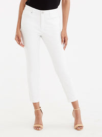 Lexington Skinny Cropped Jeans Color Soft White
