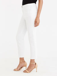 Lexington Skinny Cropped Jeans Color Soft White