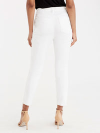 Lexington Skinny Cropped Jeans Color Soft White