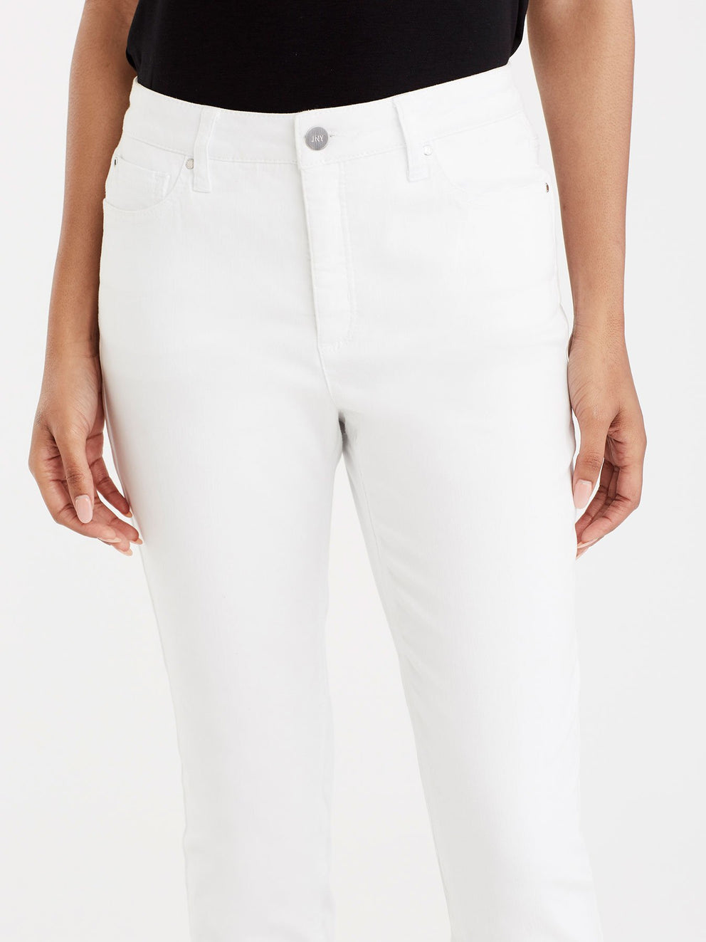 Lexington Skinny Cropped Jeans Color Soft White