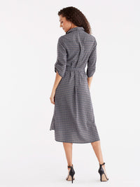 D-Ring Shoulder Tab Dress Color Black Combo