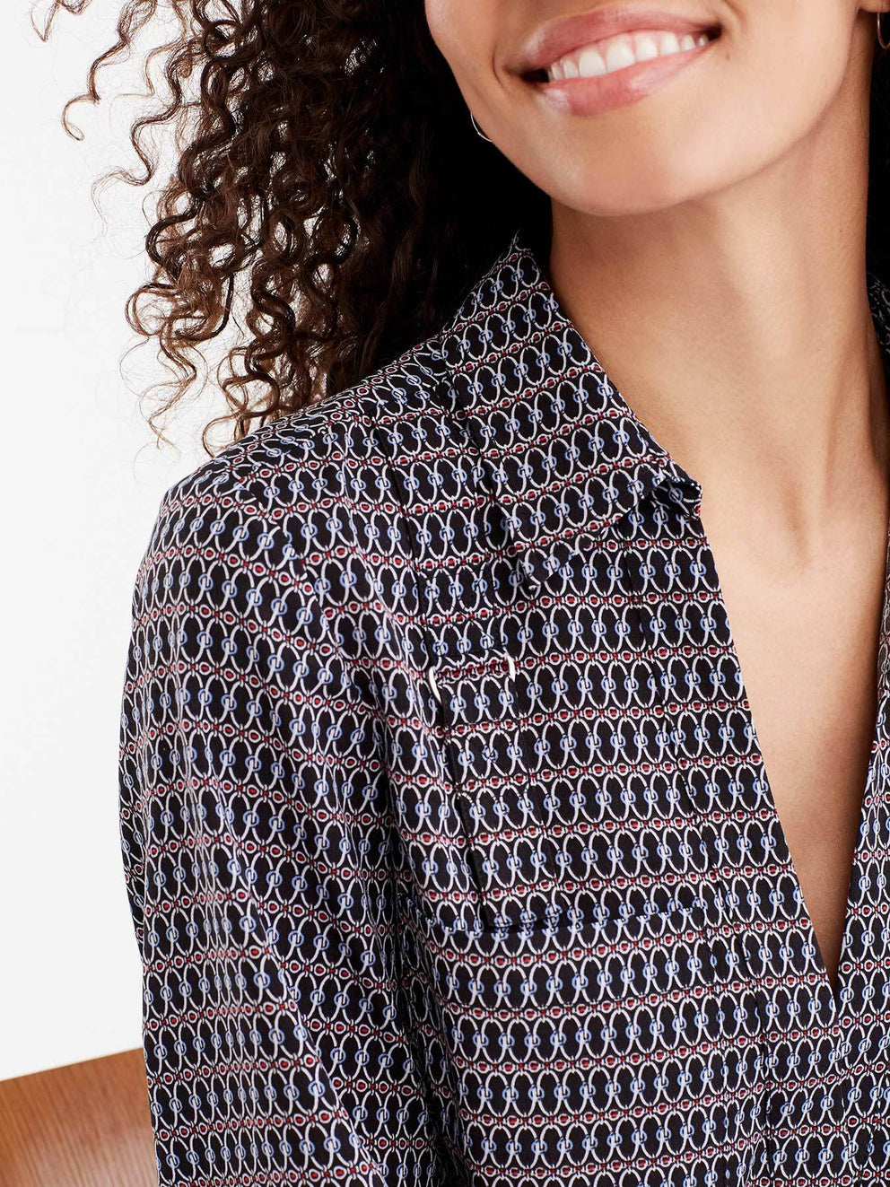 D-Ring Shoulder Tab Dress Color Black Combo