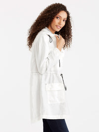 Hooded Anorak Color Ivory