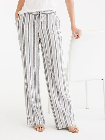 Drawstring Wide Leg Pants