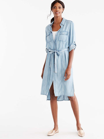 Chambray Shirt Dress