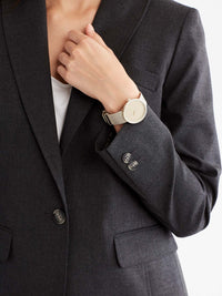 Pewter Washable One-Button Jacket Color Grey