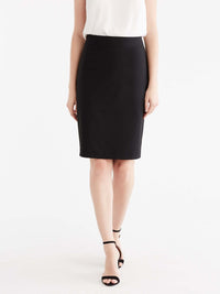 Black Washable Pencil Skirt Color Black