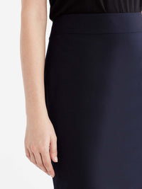 Navy Washable Pencil Skirt Color Navy