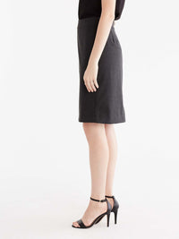 Pewter Washable Pencil Skirt Color Grey