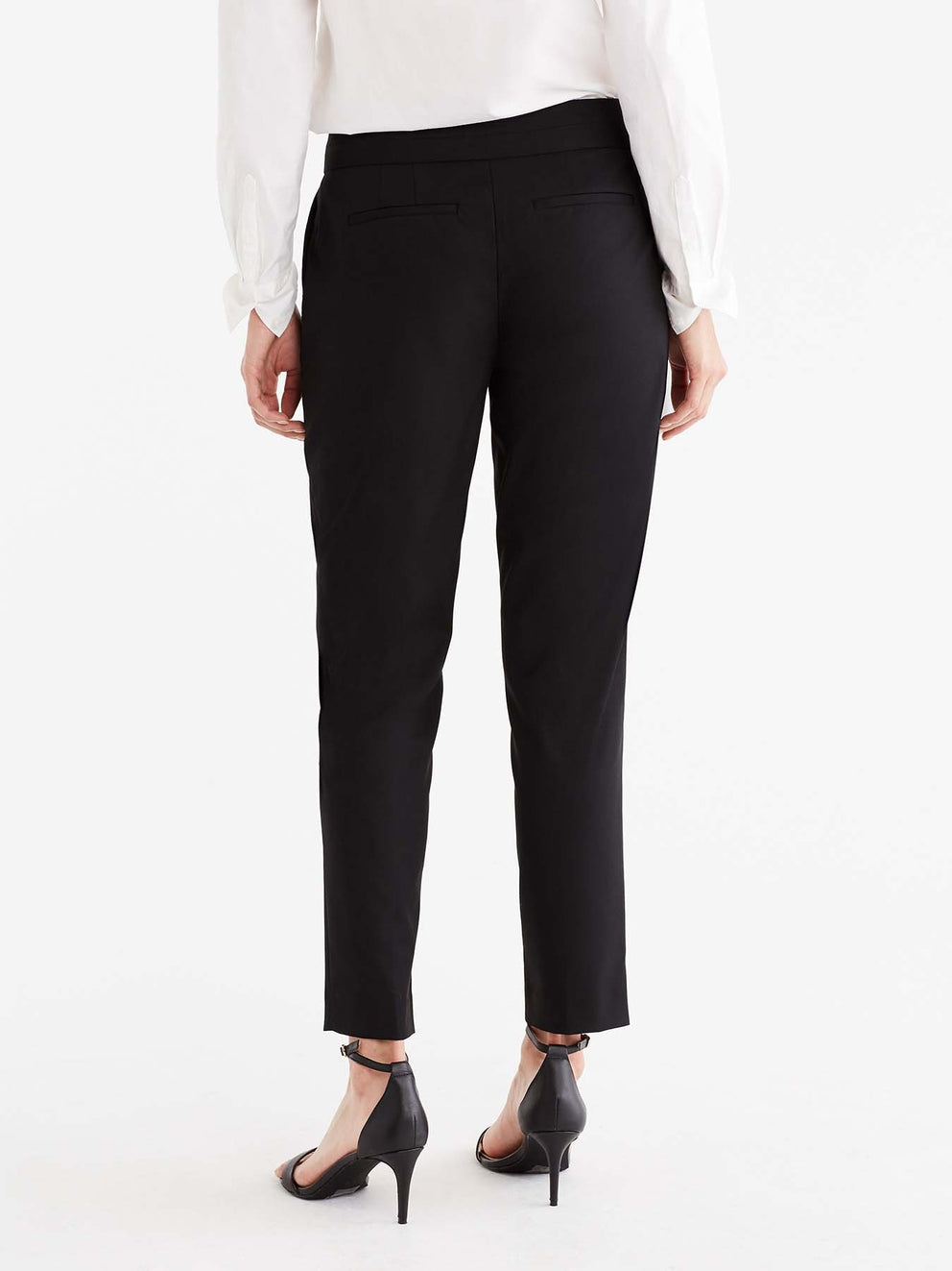 Black Washable Grace Ankle Pant Color Black