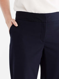 Navy Washable Grace Ankle Pant Color Navy