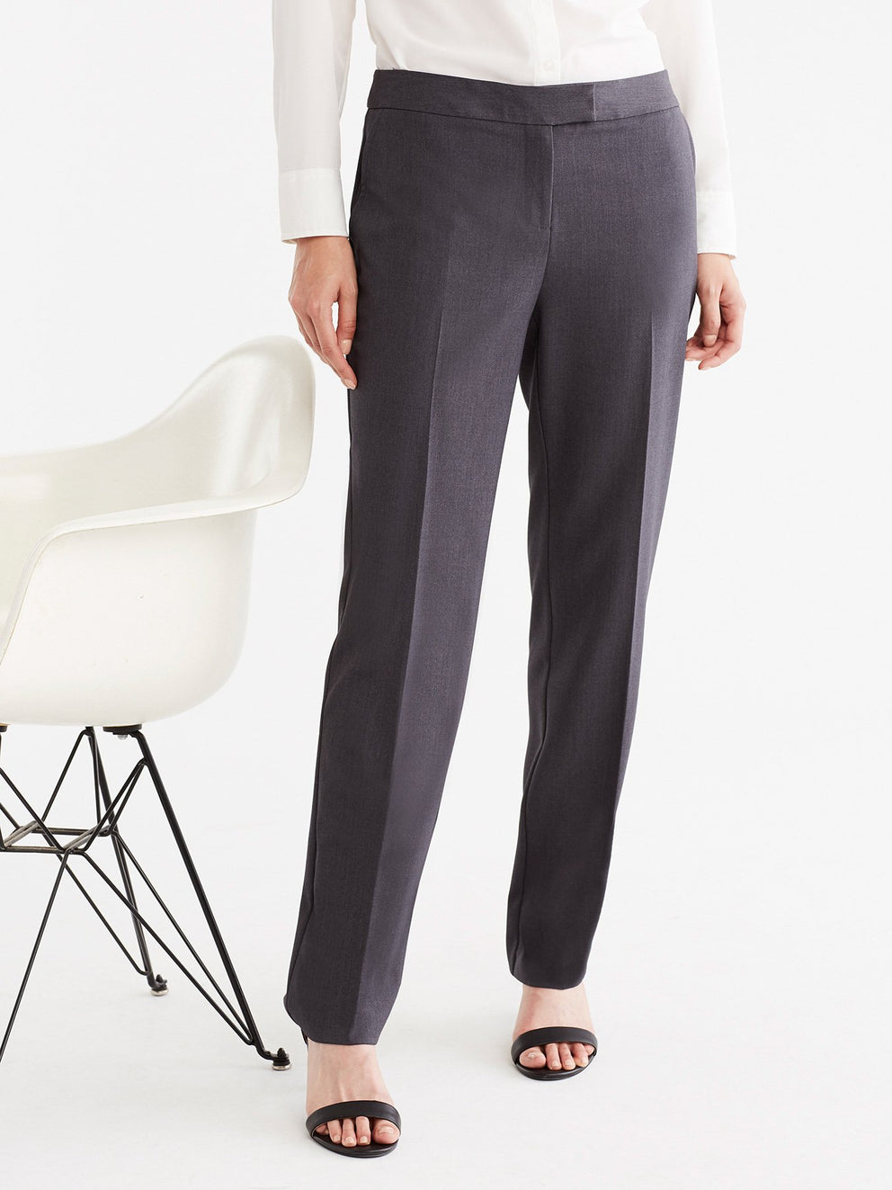 Sydney Pant, Plus Size Color Charcoal 