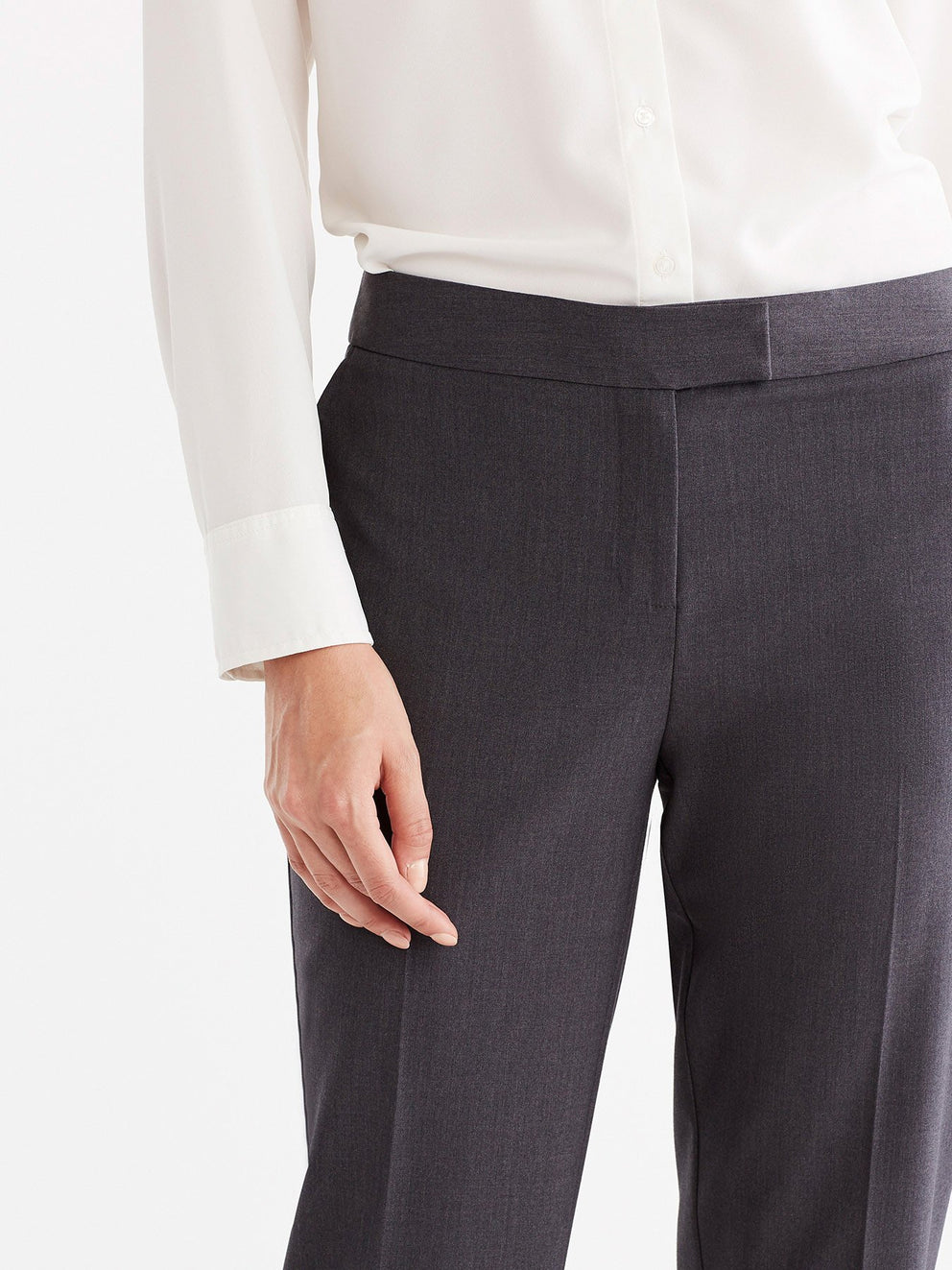 Sydney Pant, Plus Size Color Charcoal 