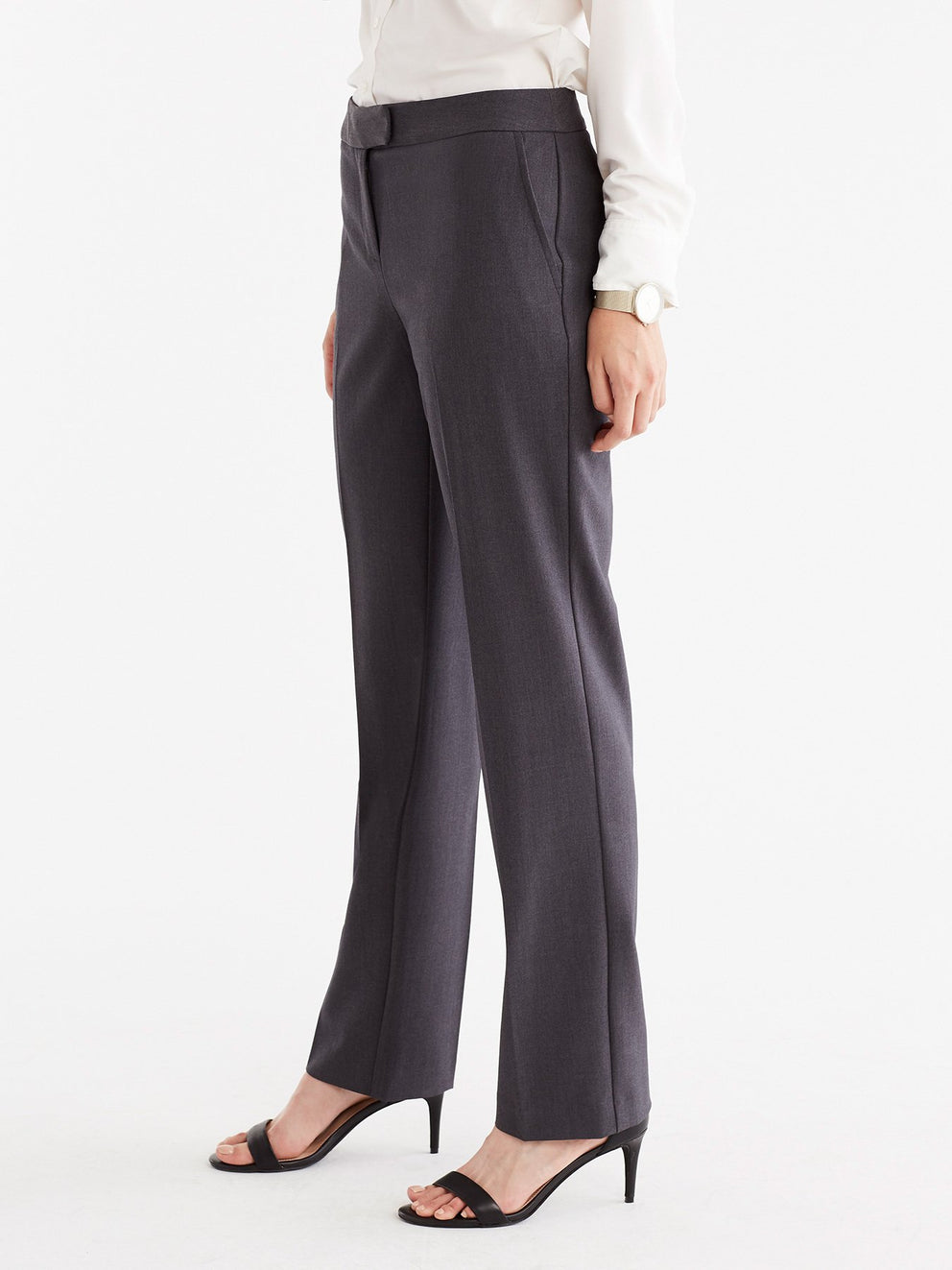 Sydney Pant, Plus Size Color Charcoal 